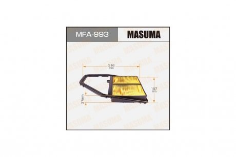 Фильтр воздушный HONDA FR-V (BE) 1.7 (BE1) (04-09) MASUMA MFA993