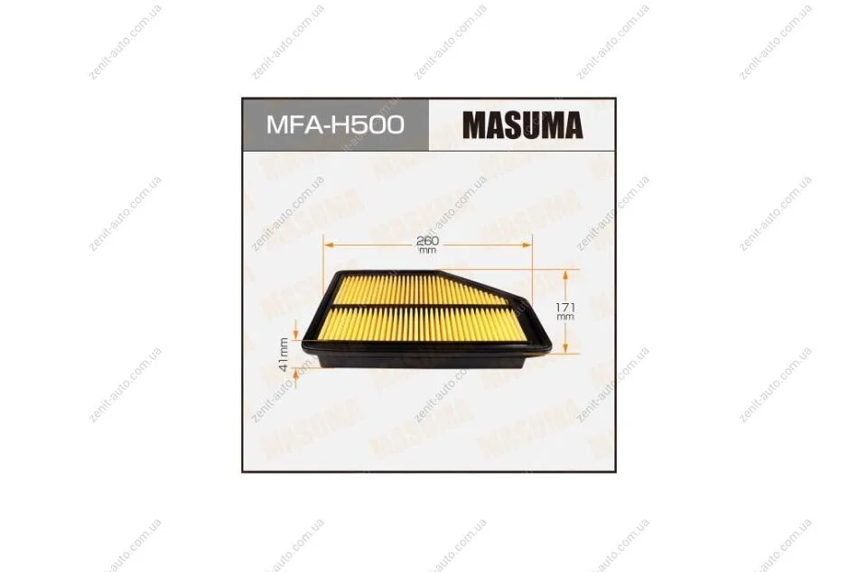 Фільтр повітряний (MFA-H500) MASUMA MFAH500 (фото 1)