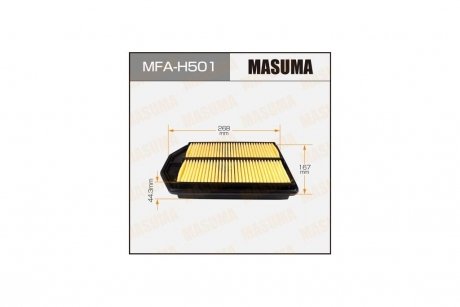 Фильтр воздушный Honda CR-V 2.4 (07-12) (MFA-H501) MASUMA MFAH501 (фото 1)