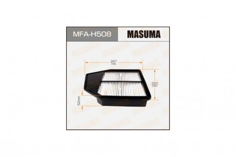 Фільтр повітряний A8512 HONDA/ ACCORD/ V2400 08- (MFA-H508) MASUMA MFAH508 (фото 1)