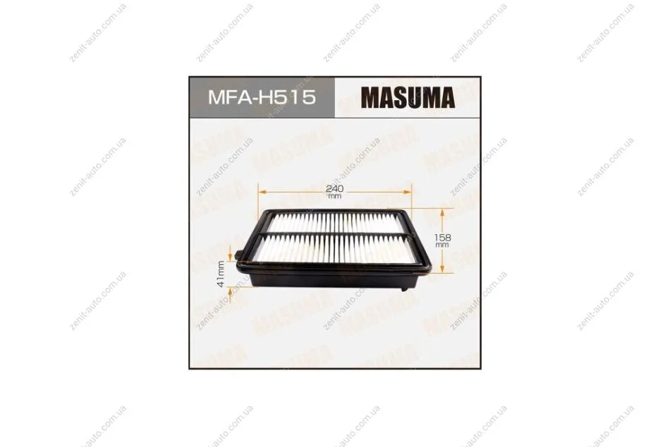 Фільтр повітряний (MFA-H515) MASUMA MFAH515 (фото 1)