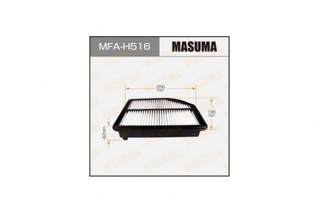 Фильтр воздушный Honda CR-V 2.4 (12-) (MFA-H516) MASUMA MFAH516 (фото 1)