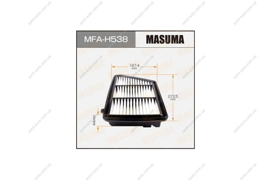 Фільтр повітряний Honda CR-V 2.4 (17-) (MFA-H538) MASUMA MFAH538 (фото 1)