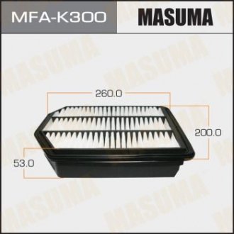 Фильтр воздушный HYUNDAI/ ELANTRA/ V1600, V2000 06- (MFA-K300) MASUMA MFAK300