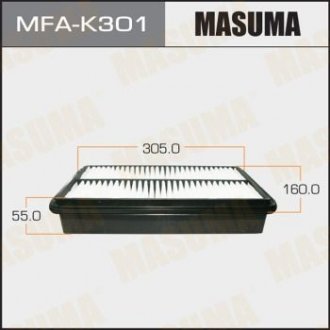 Фильтр воздушный HYUNDAI/TERRACAN/V2500,V2900,V3500 01- (MFA-K301) MASUMA MFAK301