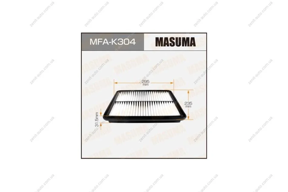 Фільтр повітряний A2519 KIA/ SORENTO/ V2400 V2500 V3500 02- (MFA-K304) MASUMA MFAK304 (фото 1)