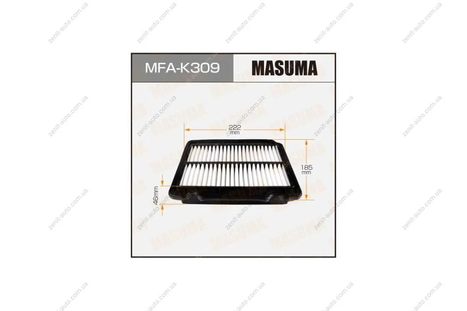 Фильтр воздушный CHEVROLET AVEO (T300) (MFA-K309) MASUMA MFAK309 (фото 1)