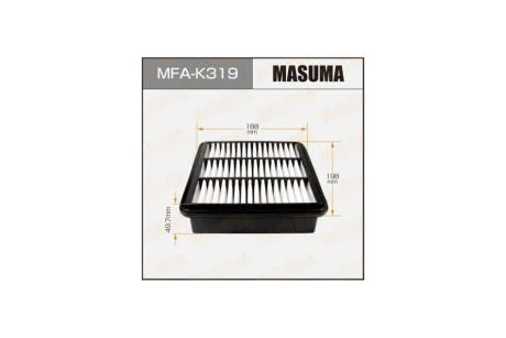 Фильтр воздушный A9320 HYUNDAI/ ELANTRA/ V1600 V2000 06- (MFA-K319) MASUMA MFAK319