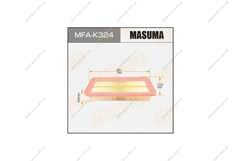 Фільтр повітряний (MFA-K324) MASUMA MFAK324 (фото 1)
