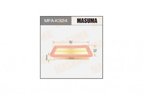 Фільтр повітряний (MFA-K324) MASUMA MFAK324 (фото 1)