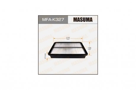 Фильтр воздушный A9424 KIA/ SORENTO/ V2000 V2200 09- MASUMA MFAK327 (фото 1)