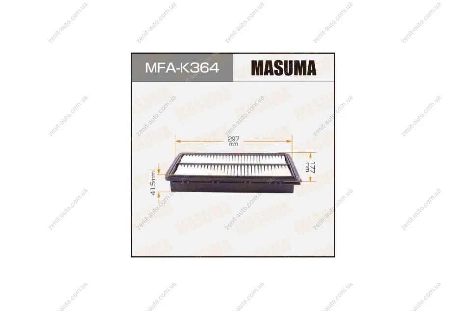 Фільтр повітряний (MFA-K364) MASUMA MFAK364 (фото 1)