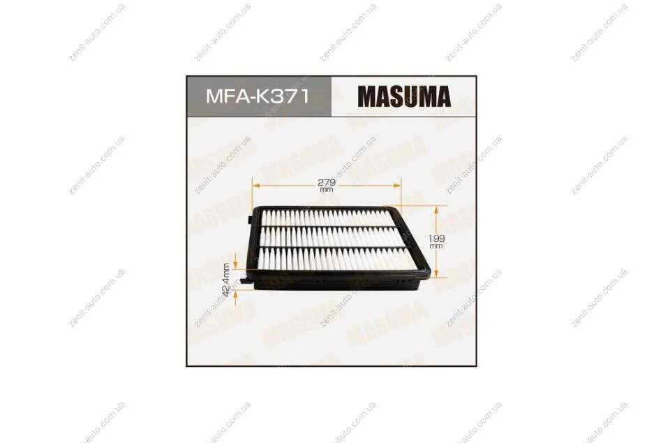 Фільтр повітряний (MFA-K371) MASUMA MFAK371 (фото 1)