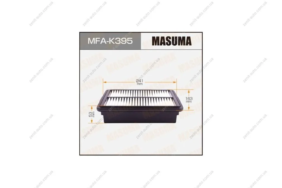 Фильтр воздушный (MFA-K395) MASUMA MFAK395 (фото 1)