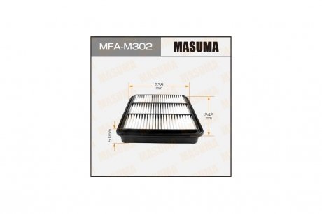 Фильтр воздушный (MFA-M302) MASUMA MFAM302 (фото 1)