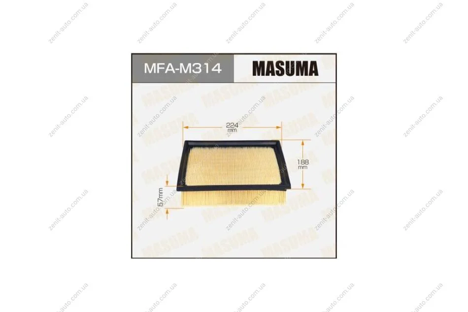 Фільтр повітряний (MFA-M314) MASUMA MFAM314 (фото 1)