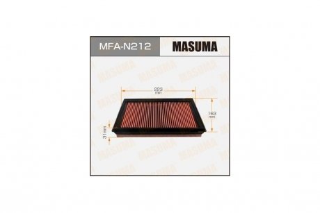 Фильтр воздушный (MFA-N212) MASUMA MFAN212 (фото 1)