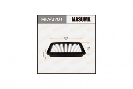 Фільтр повітряний SUZUKI/ SX4/ YA11SYB11SYC11S 06- (MFA-S701) MASUMA MFAS701