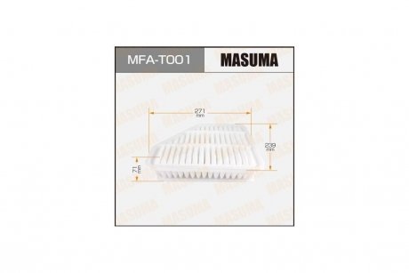 Фільтр повітряний (MFA-T001) MASUMA MFAT001 (фото 1)