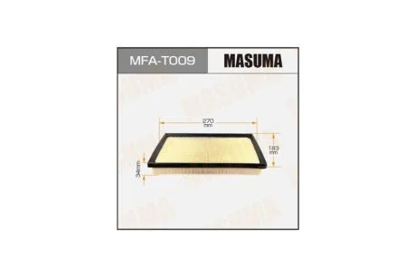 Фільтр повітряний Toyota Avalon, Camry, RAV4 (11-) (MFA-T009) MASUMA MFAT009