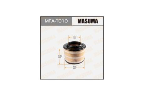 Фильтр воздушный TOYOTA/ HILUX/ KUN25L, KUN26L, KUN35L 11- (1/8) (MFA-T010) MASUMA MFAT010