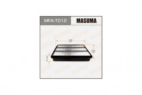 Фільтр повітряний (MFA-T012) MASUMA MFAT012 (фото 1)