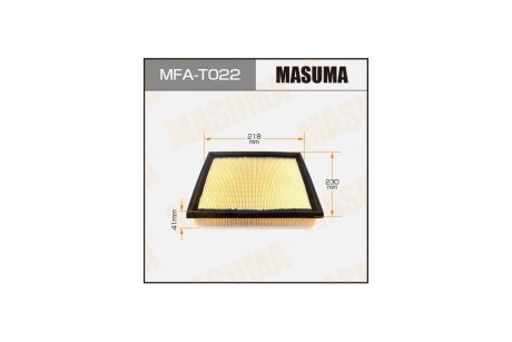 Фильтр воздушный (MFA-T022) MASUMA MFAT022 (фото 1)