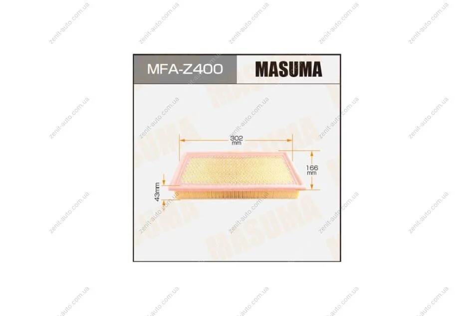 Фильтр воздушный Mazda CX-9 (07-12) (MFA-Z400) MASUMA MFAZ400 (фото 1)