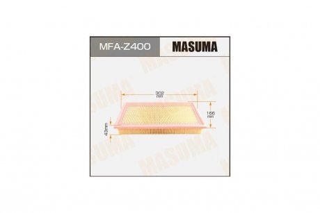 Фильтр воздушный Mazda CX-9 (07-12) (MFA-Z400) MASUMA MFAZ400 (фото 1)