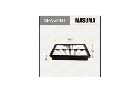 Фільтр повітряний Mazda CX-5 (11-), 3 (13-), 6 (12-) (MFA-Z401) MASUMA MFAZ401
