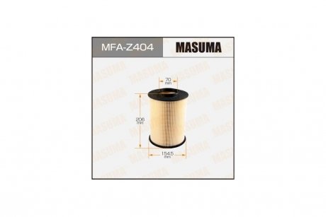 Фільтр повітря MAZDA/ MAZDA3 08- (1/18) MASUMA MFAZ404 (фото 1)