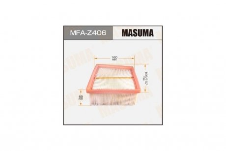 Фільтр повітряний MAZDA/ MAZDA2 07- (MFA-Z406) MASUMA MFAZ406 (фото 1)