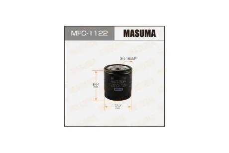 Фильтр масляный Toyota Corolla (03-09), Hilux (01-15), Land Cruiser Prado (06-) (MFC-1122) MASUMA MFC1122