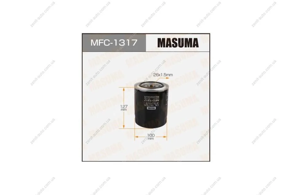 Фильтр масляный C-306 (MFC-1317) MASUMA MFC1317 (фото 1)