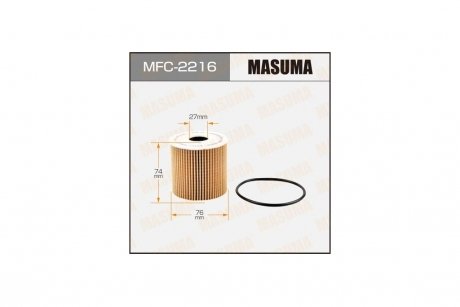 Фильтр масляный NISSAN X-TRAIL (T30) 2.2 dCi, 2.2 dCi 4x4, 2.2 Di 4x4 (01-13) (MFC-2216) MASUMA MFC2216