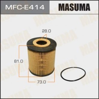 Фильтр масляный CHEVROLET MALIBU, CAPTIVA (MFC-E414) MASUMA MFCE414