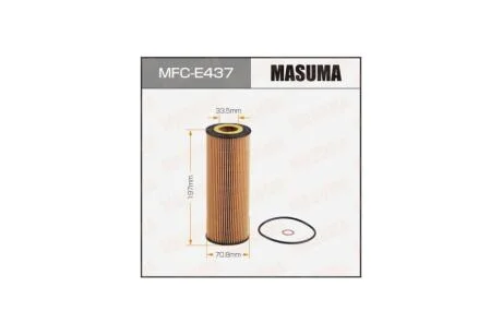 Фильтр масляный Skoda Superb 2.5 (03-08),Audi A4 avant 2.5 (04-06) (MFCE437) MASUMA 'MFCE437