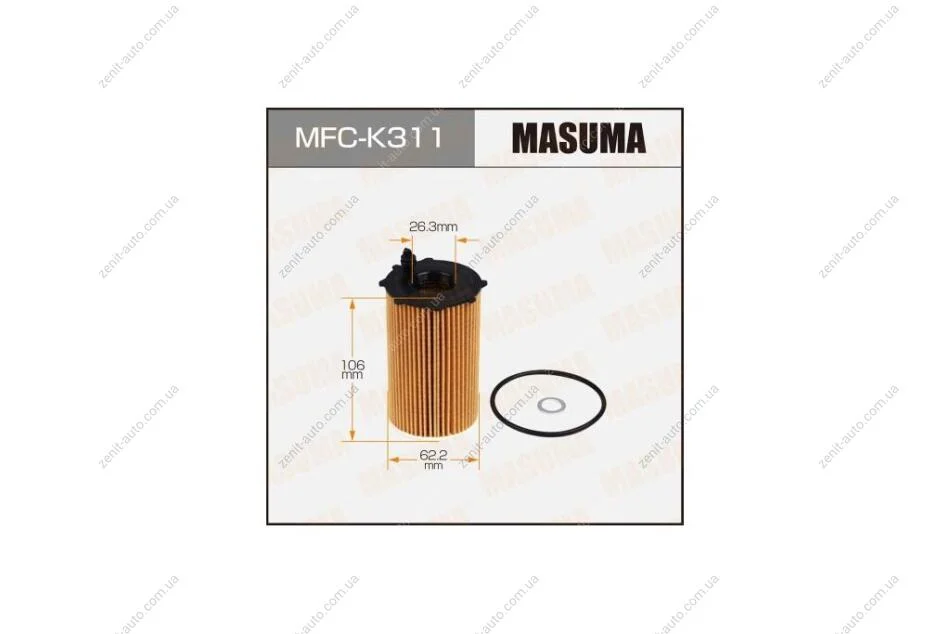 Фільтр масляний (MFC-K311) MASUMA MFCK311 (фото 1)