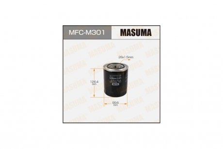 Фільтр масляний Mitsubishi L200 (05-), Pajero Sport (09-15) D 2.5 (MFC-M301) MASUMA MFCM301 (фото 1)