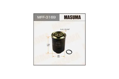 Фильтр топливный Mitsubishi L 200 (08-), Pajero (07-), Pajero Sport (09-15)/ Toyota Avensis (03-08), Land Cruiser Pra (MFF-3169) MASUMA MFF3169