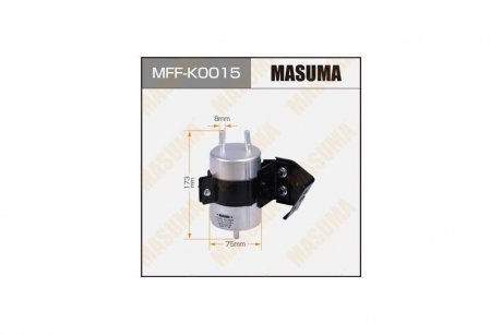 Фільтр паливний високого тиску SSANGYONG ACTYON II/G20D (MFF-K0015) MASUMA MFFK0015 (фото 1)