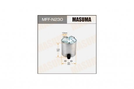 Фільтр паливний Nissan Qashqai (09-13), X-Trail (08-14) Disel (MFF-N230) MASUMA MFFN230 (фото 1)