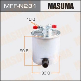 Фільтр паливний QASHQAI, MURANO / M9R, YD25DDTI MASUMA MFFN231