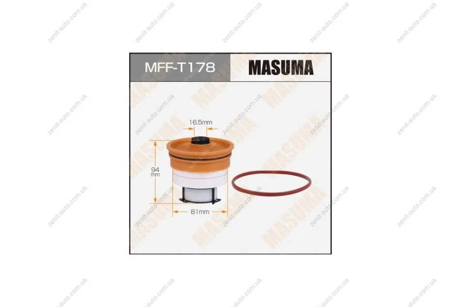 Фильтр топливный вставка Toyota LAND CRUISER, LX450D / VDJ200L, VDJ201L (MFFT178) MASUMA 'MFFT178 (фото 1)