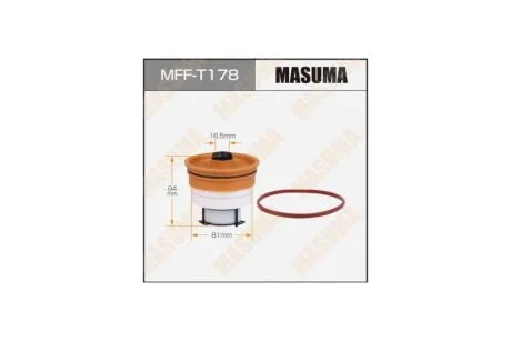 Фильтр топливный вставка Toyota LAND CRUISER, LX450D / VDJ200L, VDJ201L (MFFT178) MASUMA 'MFFT178