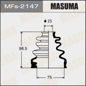 Пыльник ШРУСа (силикон)INFINITI Q70 (Y51) 5.6 AWD (15-20), INFINITI Q50 (03-18) (MFs-2147) MASUMA MFs2147 (фото 1)