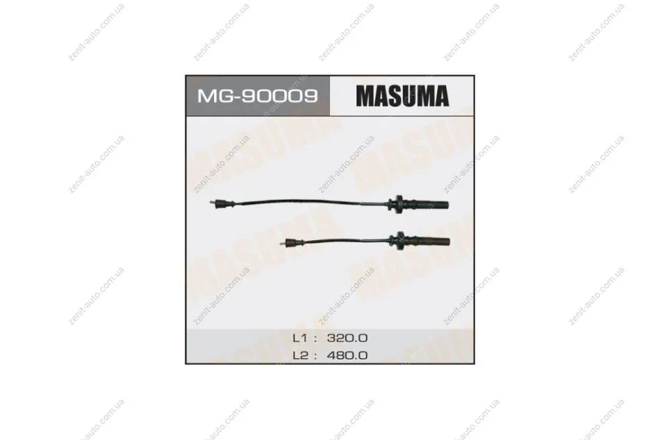Провід високовольтний (комплект) Mitsubishi 1.3, 1.5 (MG-90009) MASUMA MG90009 (фото 1)
