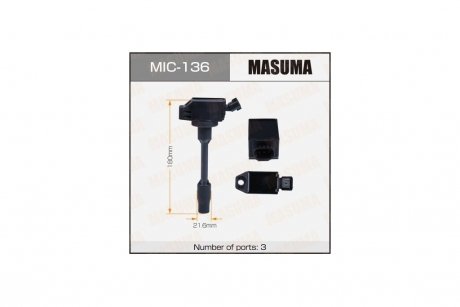 Котушка запалювання C-HR RAV4/M20AFXS A25A-FXS (MIC-136) MASUMA MIC136