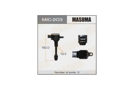 Катушка зажигания (MIC-203) MASUMA MIC203