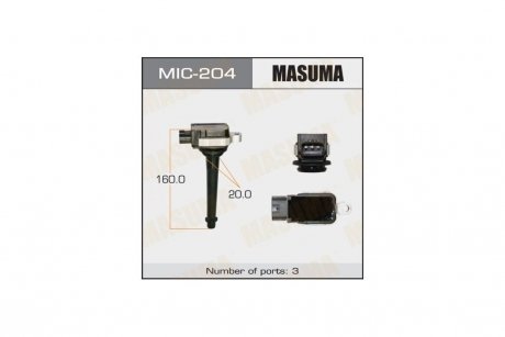 Катушка зажигания Nissan Micra, Qashqai, Note 1.6, X-Trail 2.0 (-14) (MIC-204) MASUMA MIC204 (фото 1)